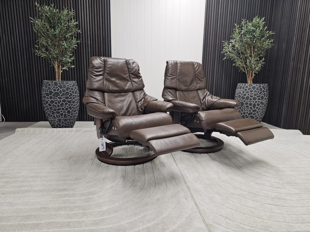 2 stk. Stressless® Reno Power lenestoler