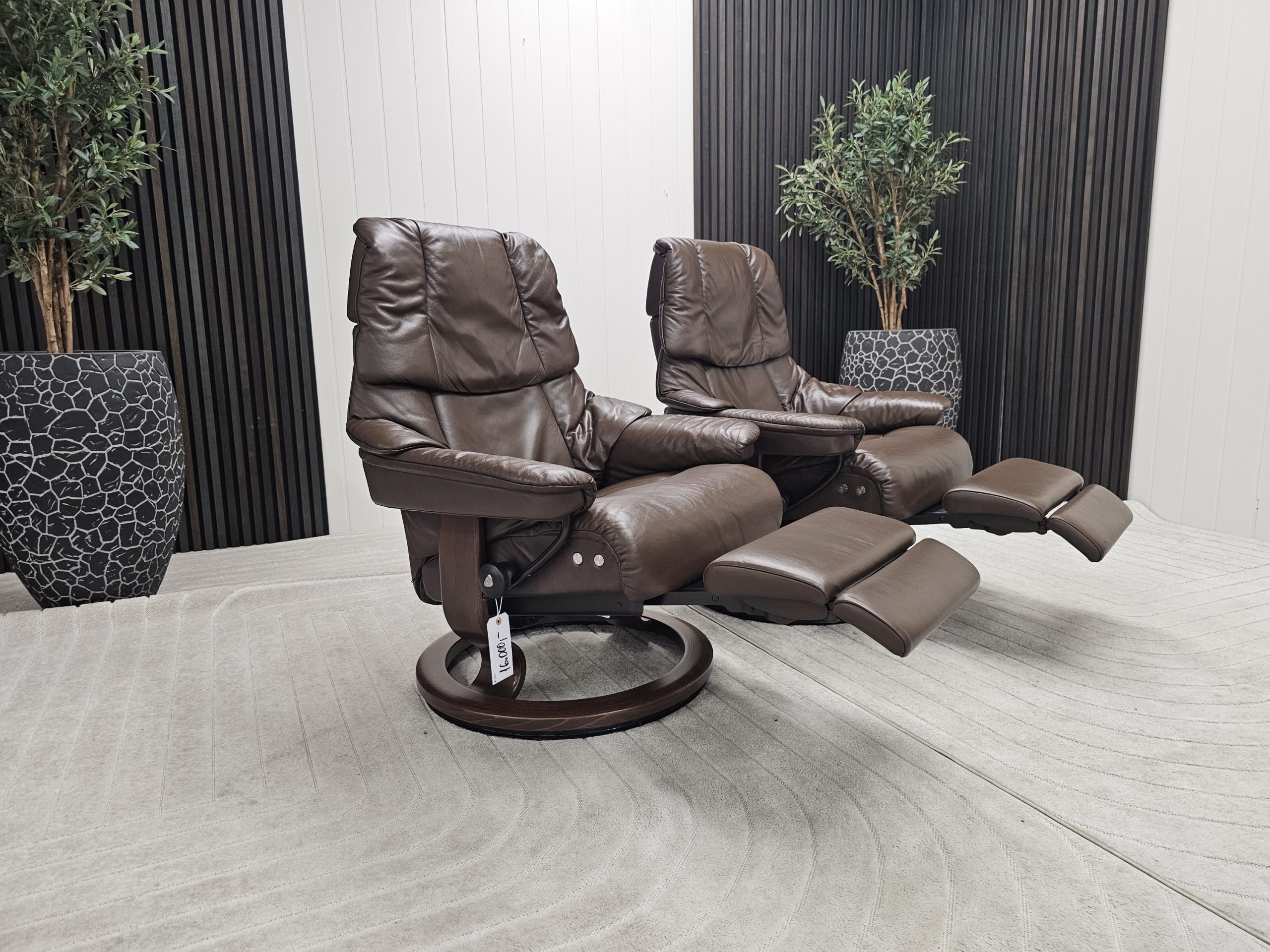 2 stk. Stressless® Reno Power lenestoler - Bilde 1