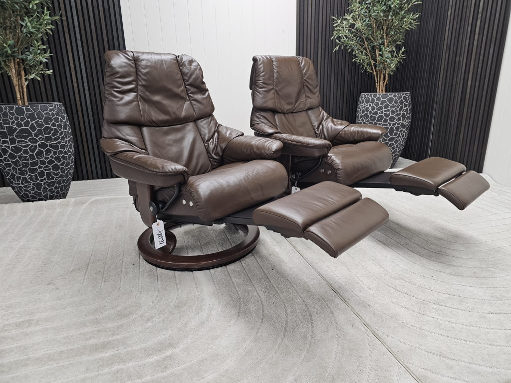 2 stk. Stressless® Reno Power lenestoler