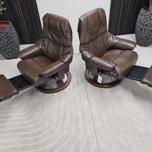 2 stk. Stressless® Reno Power lenestoler - Bilde 9