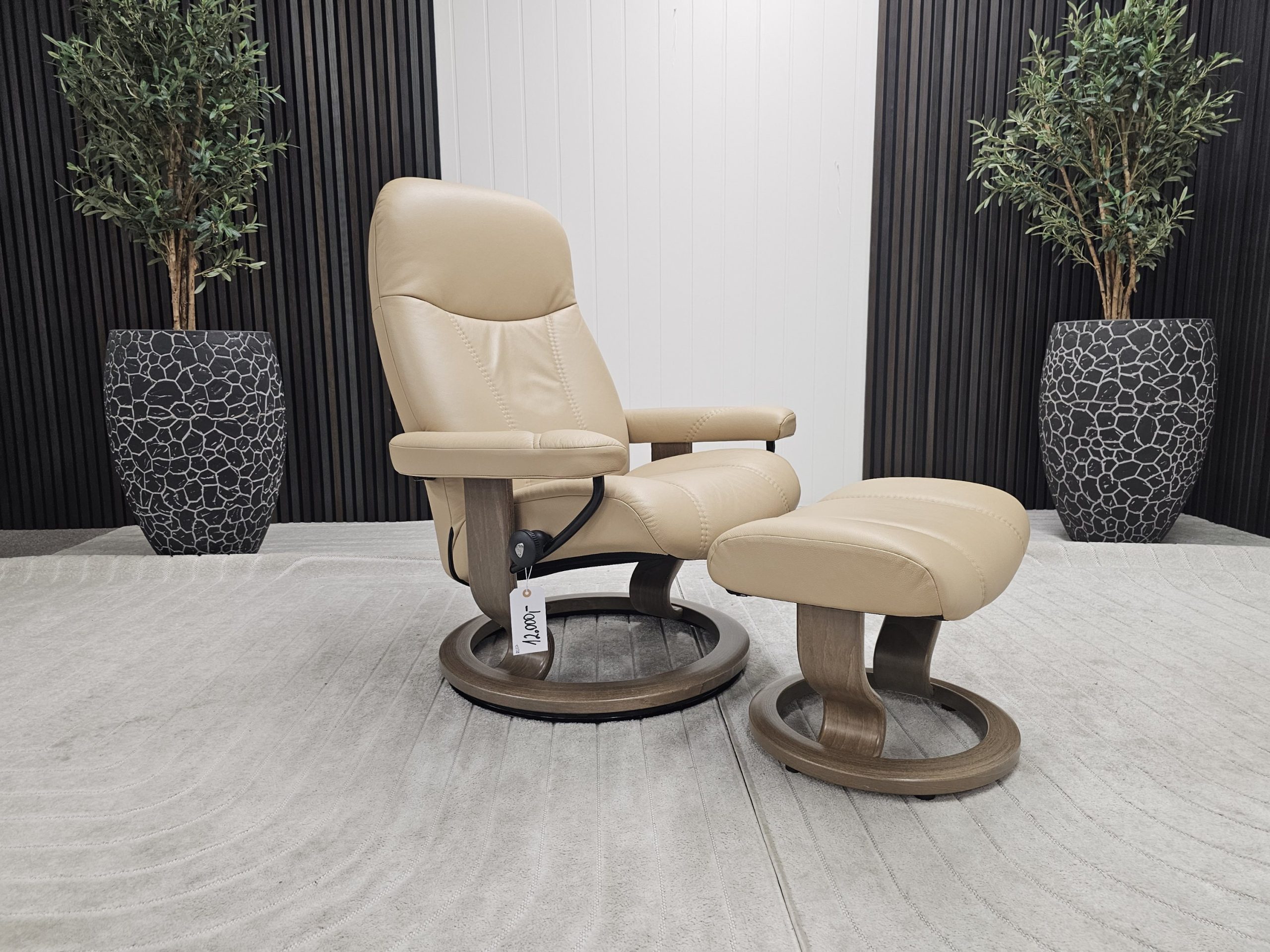 Stressless® Consul lenestol med krakk - Bilde 3