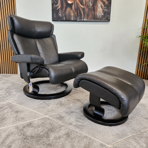 Stressless® Magic lenestol med krakk - Bilde 1