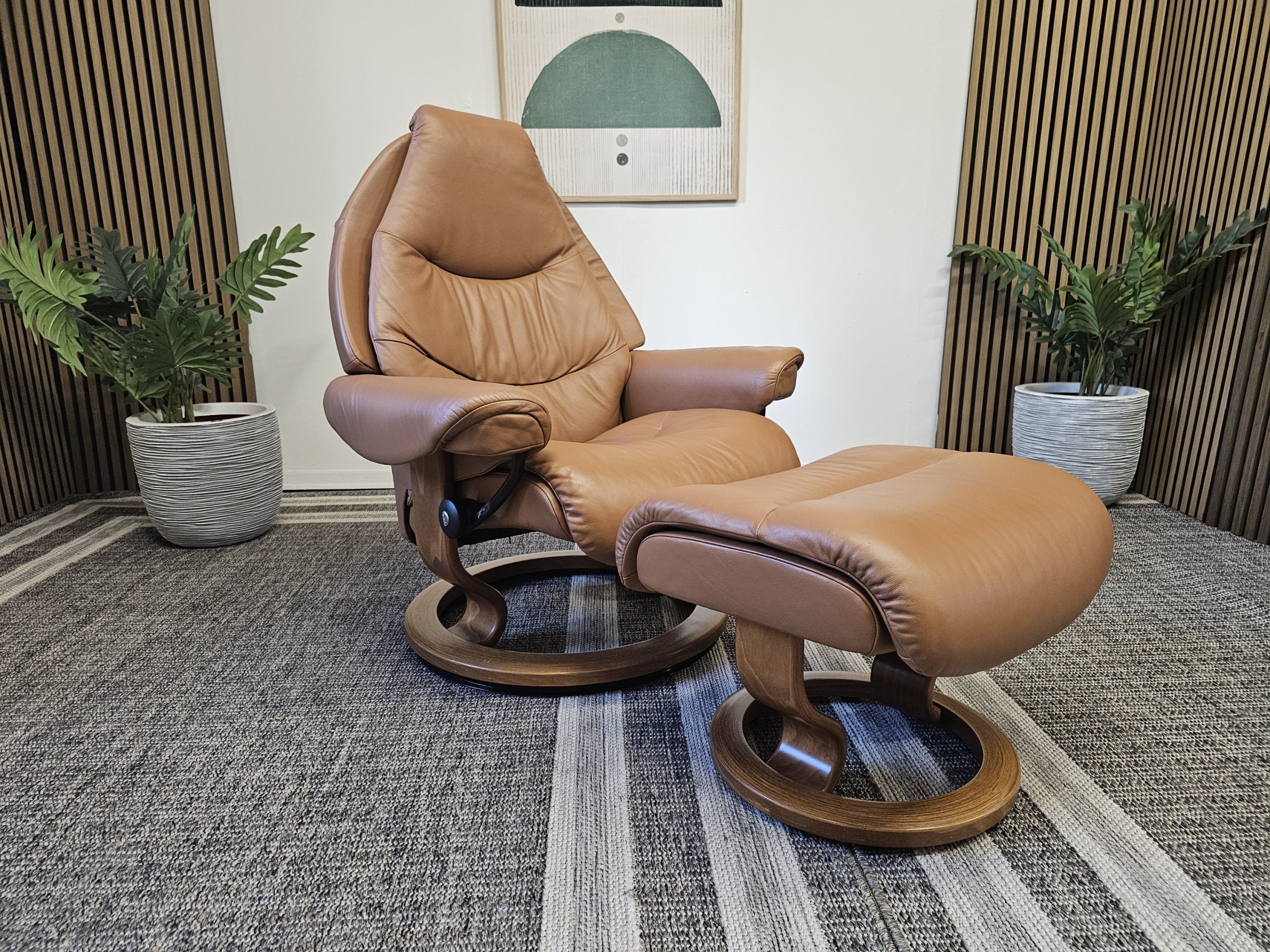 Stressless® Voyager lenestol med krakk - Bilde 2