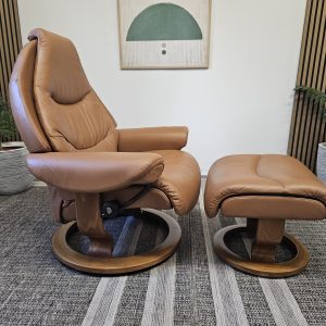 Stressless® Voyager lenestol med krakk - Bilde 4