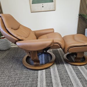 Stressless® Voyager lenestol med krakk - Bilde 5