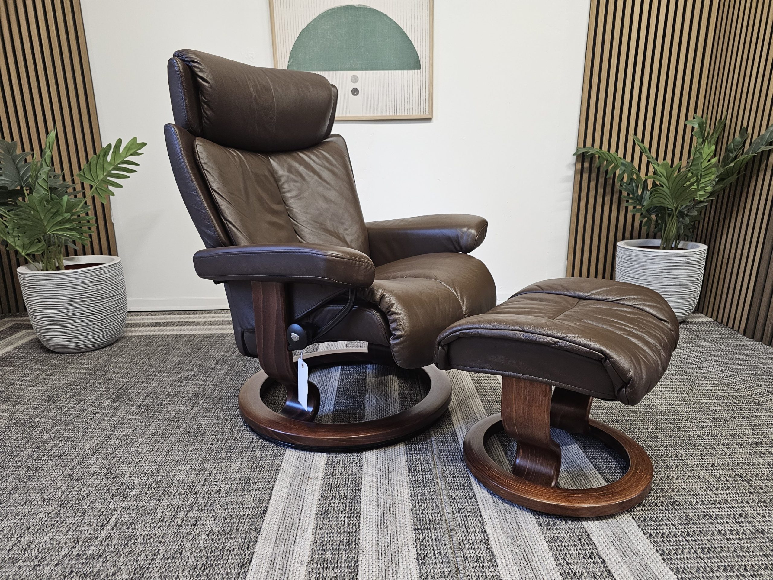 Stressless® Magic lenestol med krakk - Bilde 2