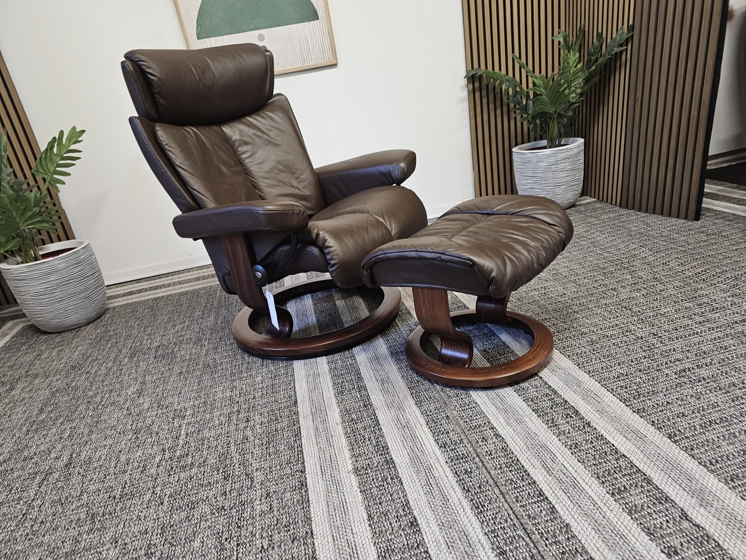 Stressless® Magic lenestol med krakk - Bilde 3