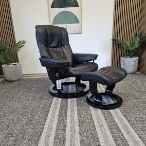 Stressless® Mayfair lenestol med krakk - Bilde 3